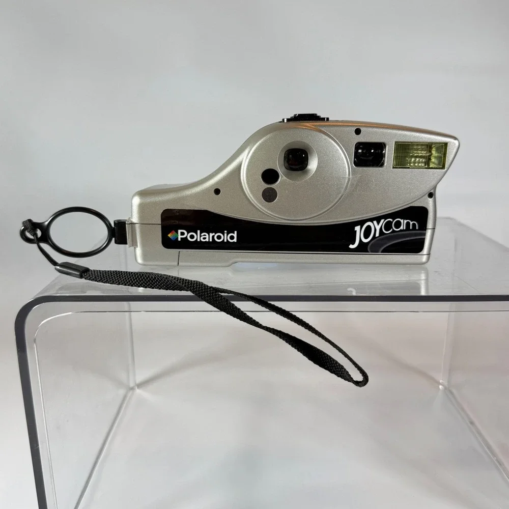 VTG Polaroid JoyCam Instant Film Camera PW-60901L-2 000Silver 90s Retro Y2K